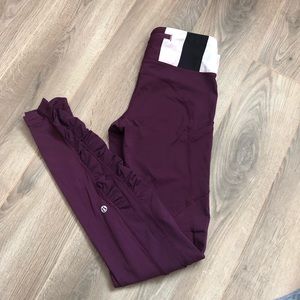 Lululemon Plum Speed Tights